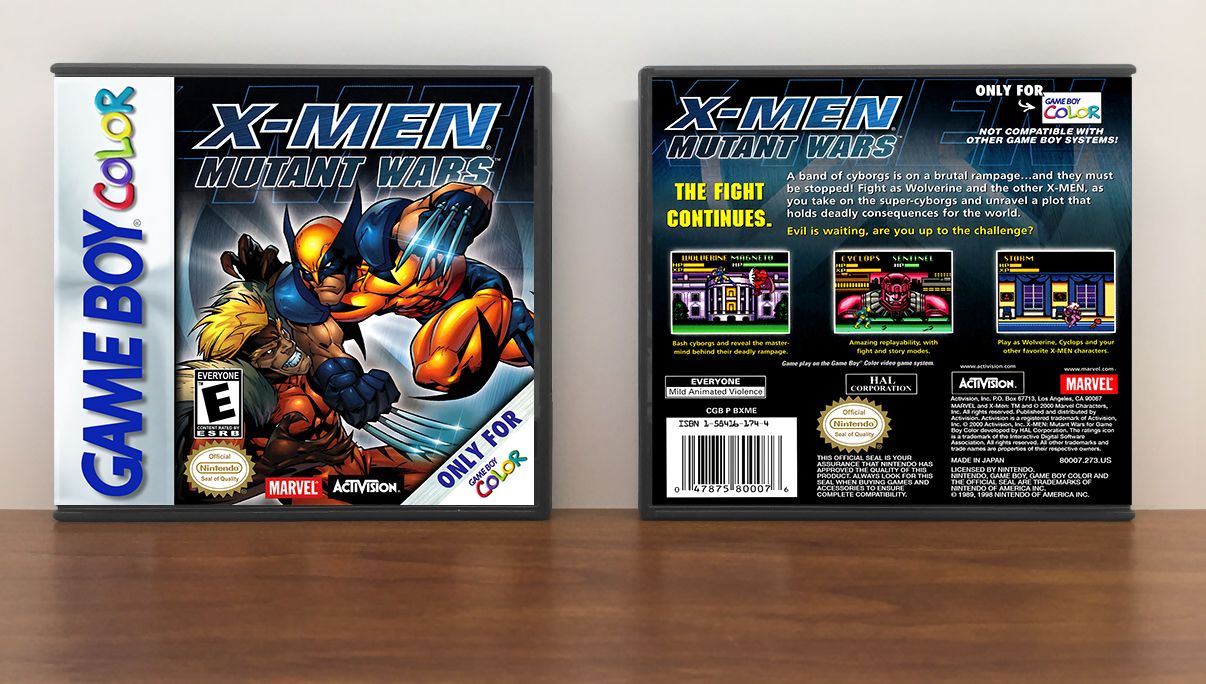 X-Men: Mutant Wars, Artwork Spine Color: Chrome