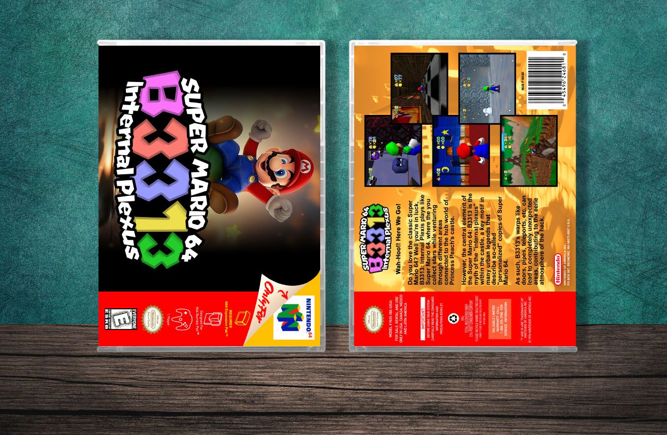 Super Mario 64: B3313 Internal Plexus, Case Color: CLEAR (Transparent)
