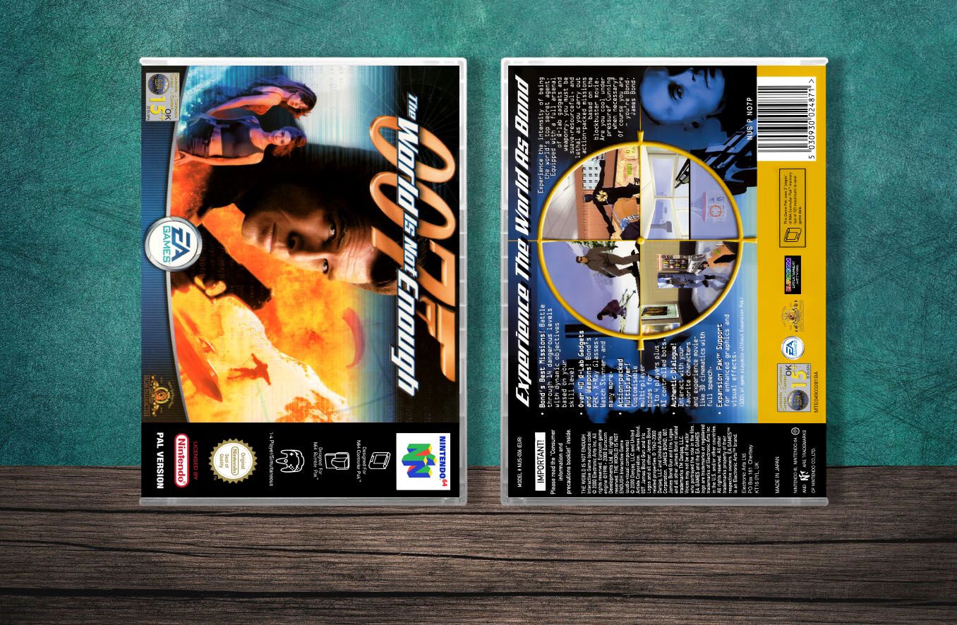 007: The World is not Enough (PAL), Case Color: CLEAR (Transparent)