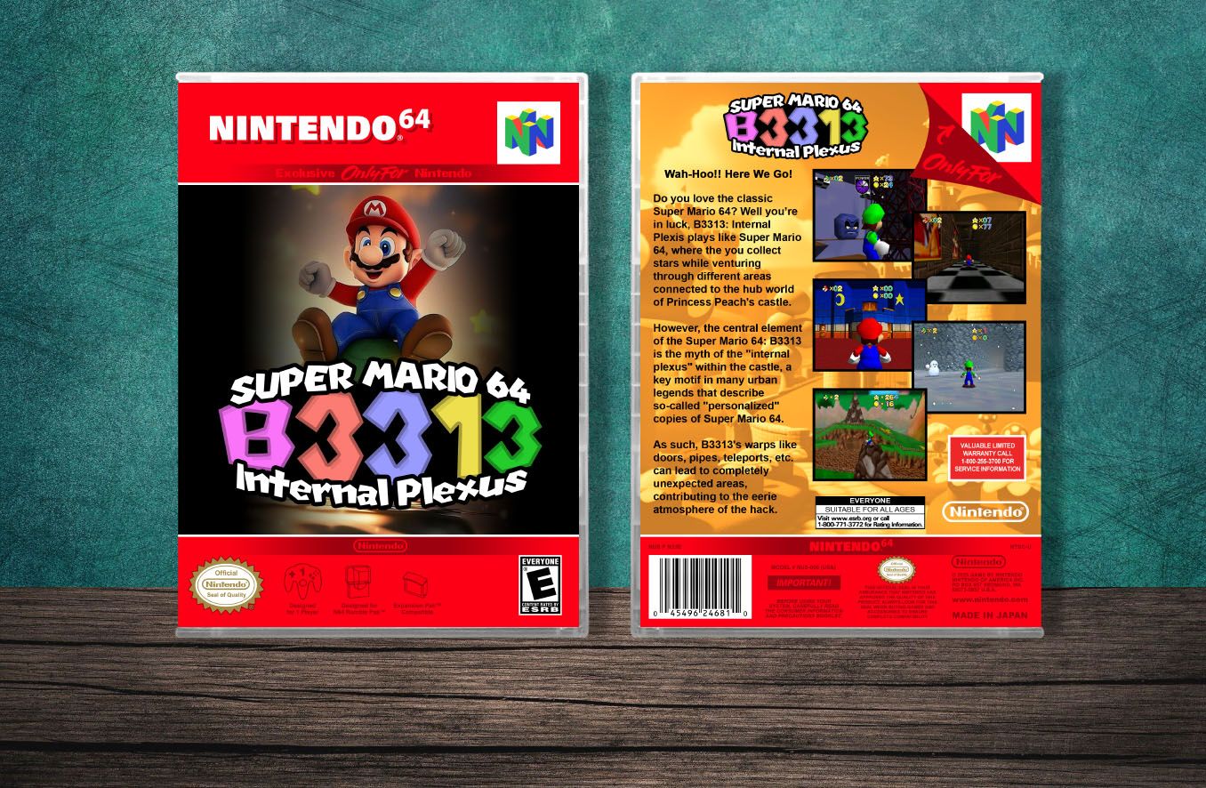 Super Mario 64: B3313 Internal Plexus, Case Color: CLEAR (Transparent)