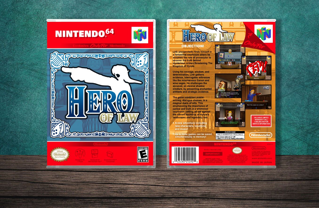 Legend of Zelda: Hero of Law, The, Case Color: CLEAR (Transparent)