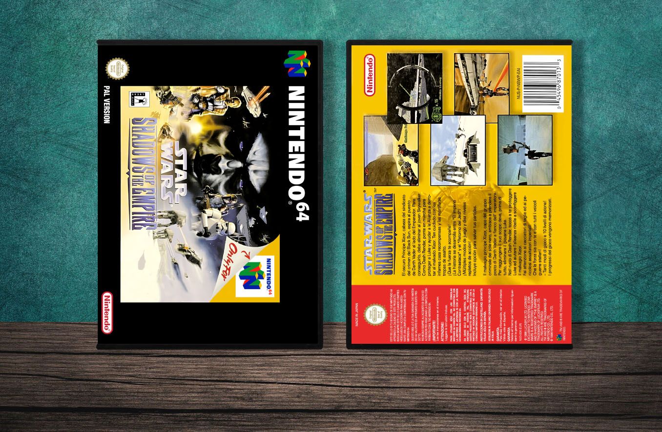 Star Wars: Shadows of the Empire (PAL), Case Color: DARK GREY (OEM DS CASE COLOR)