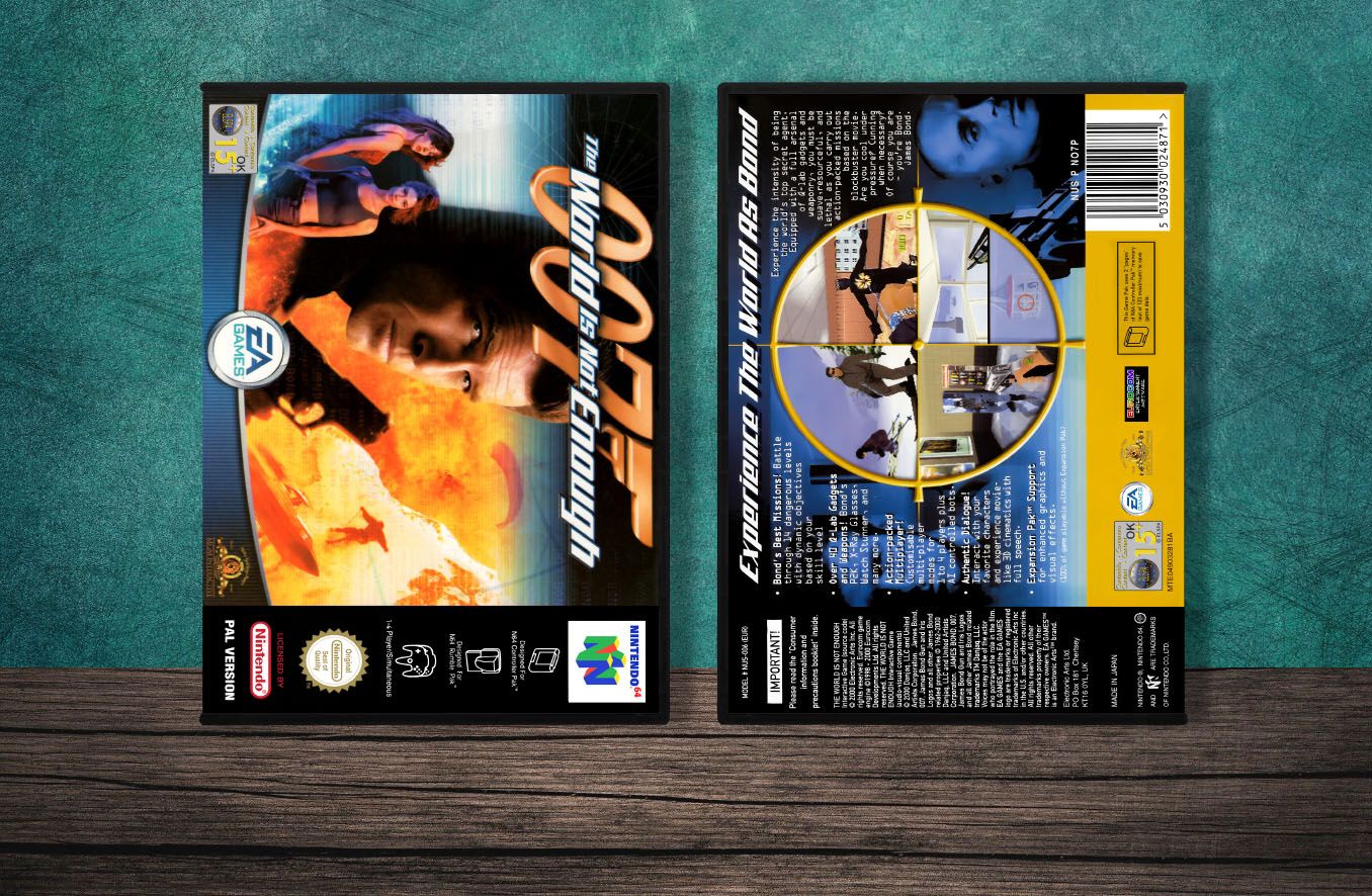 007: The World is not Enough (PAL), Case Color: DARK GREY (OEM DS CASE COLOR)