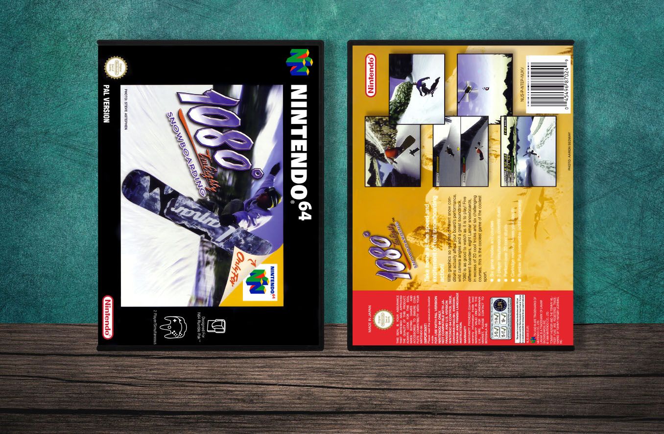 1080 Snowboarding (PAL), Case Color: DARK GREY (OEM DS CASE COLOR)