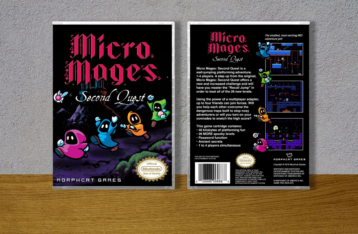 Micro Mages: Second Quest, Case Color: CLEAR (Transparent)