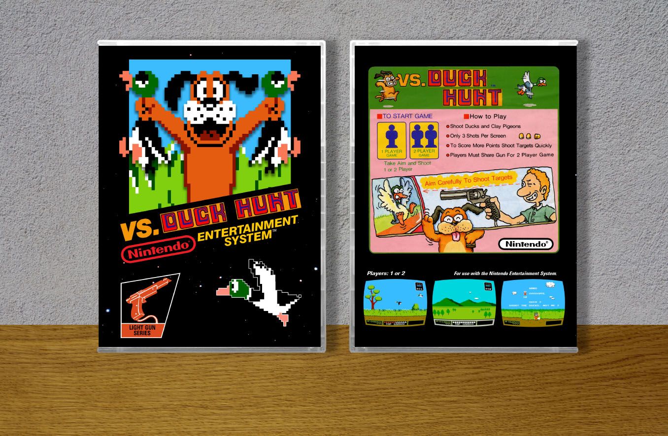 VS. Duck Hunt, Case Color: CLEAR (Transparent)