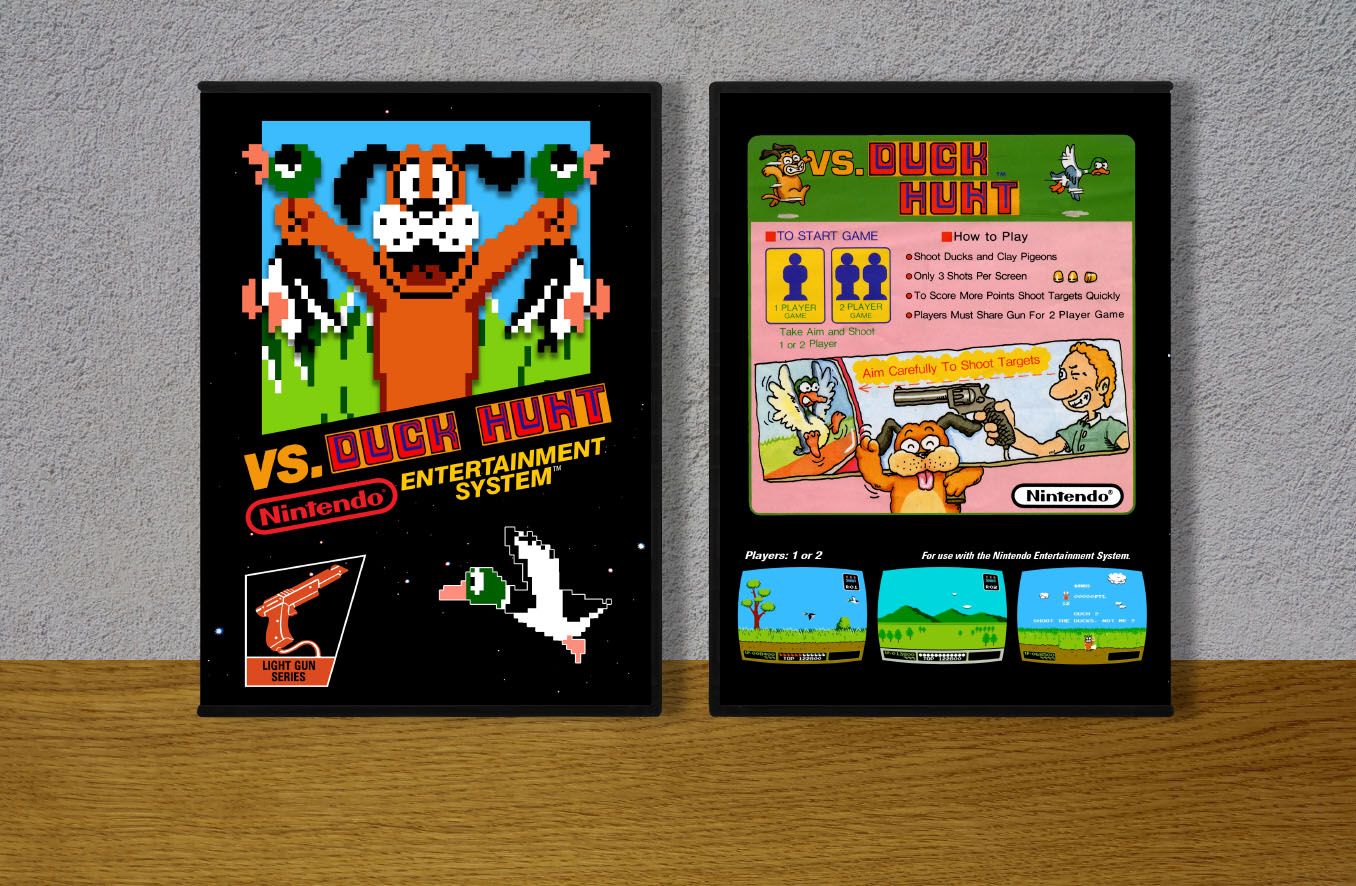 VS. Duck Hunt, Case Color: DARK GREY (OEM DS CASE COLOR)