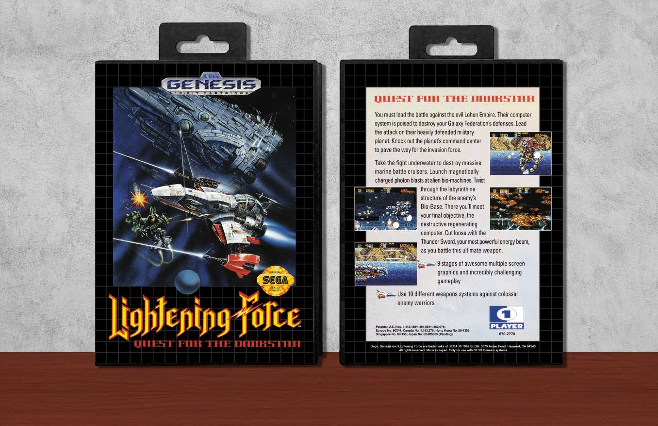 Lightening Force Quest for the Darkstar (FULL COLOR), Case Color: Black