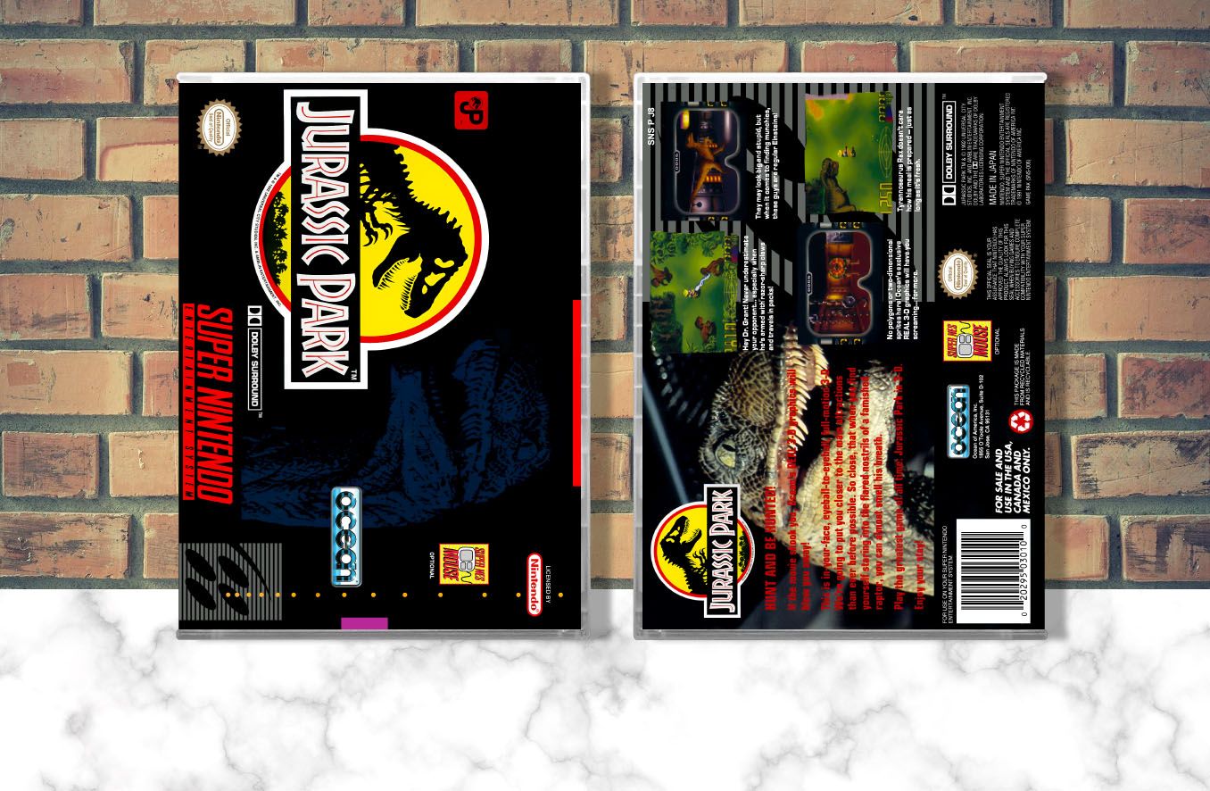 Jurassic Park, Case Color: CLEAR (Transparent)