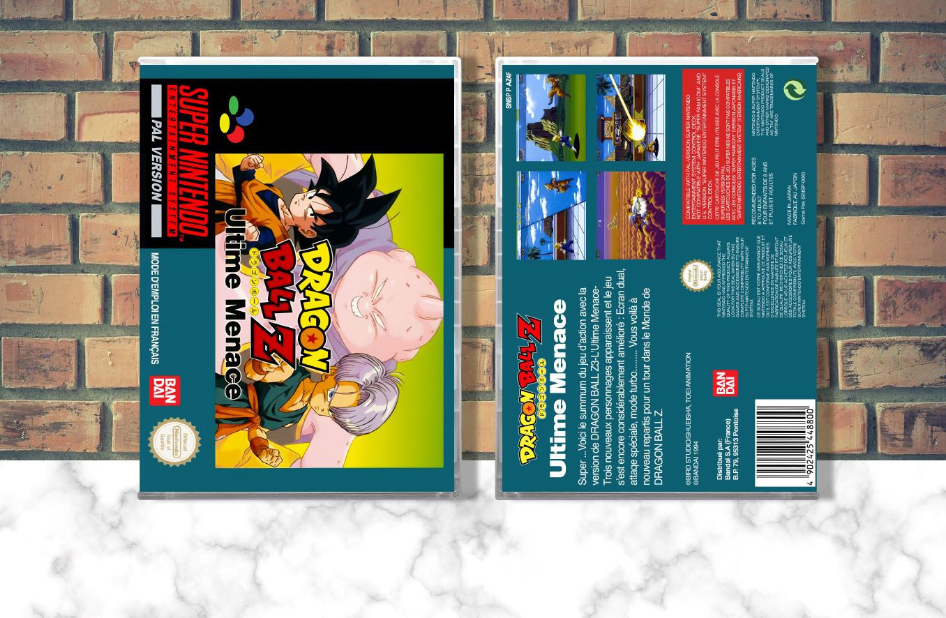 Dragon Ball Z: Ultimate Menace (PAL), Case Color: CLEAR (Transparent)