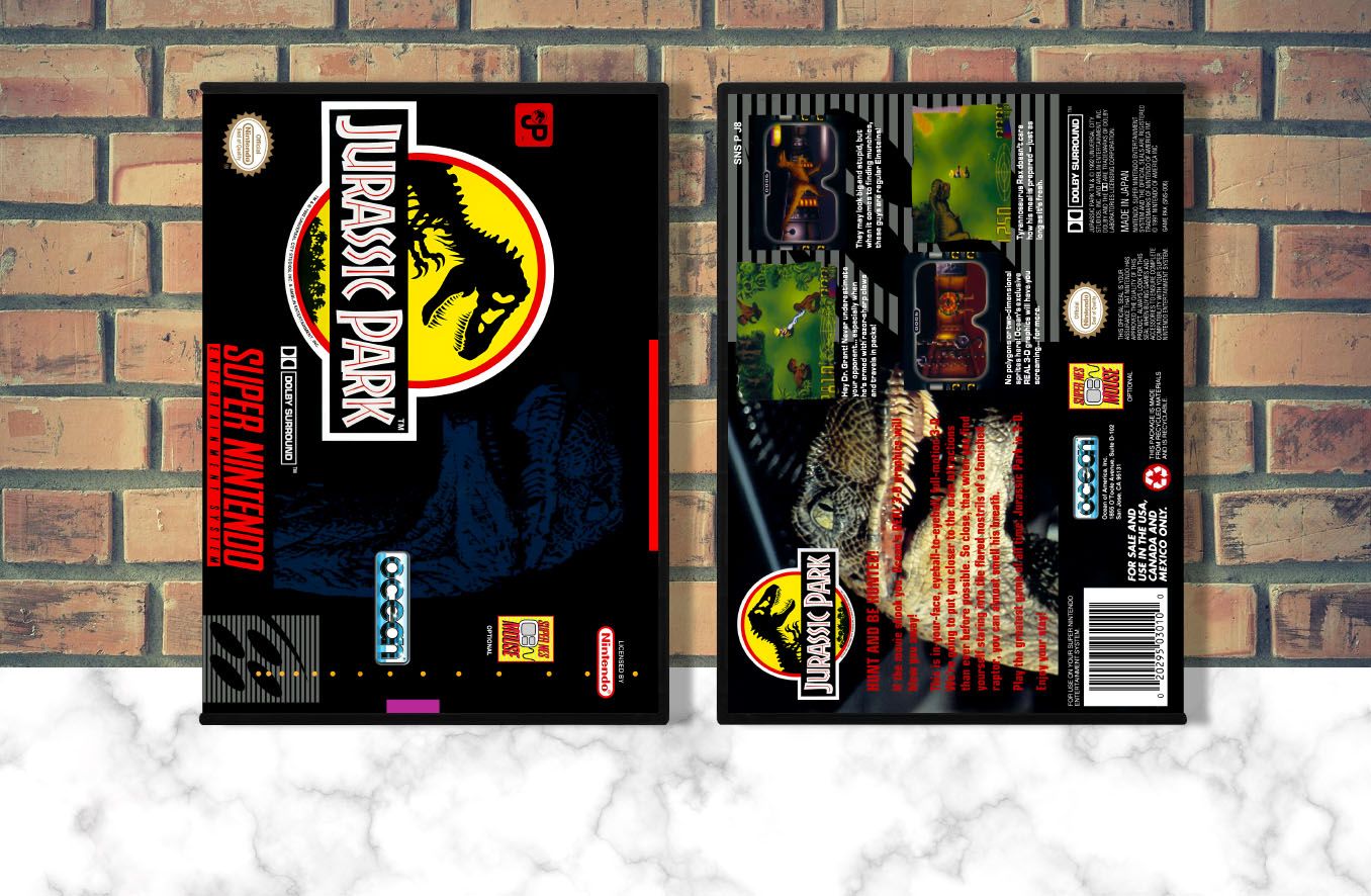 Jurassic Park, Case Color: DARK GREY (OEM DS CASE COLOR)