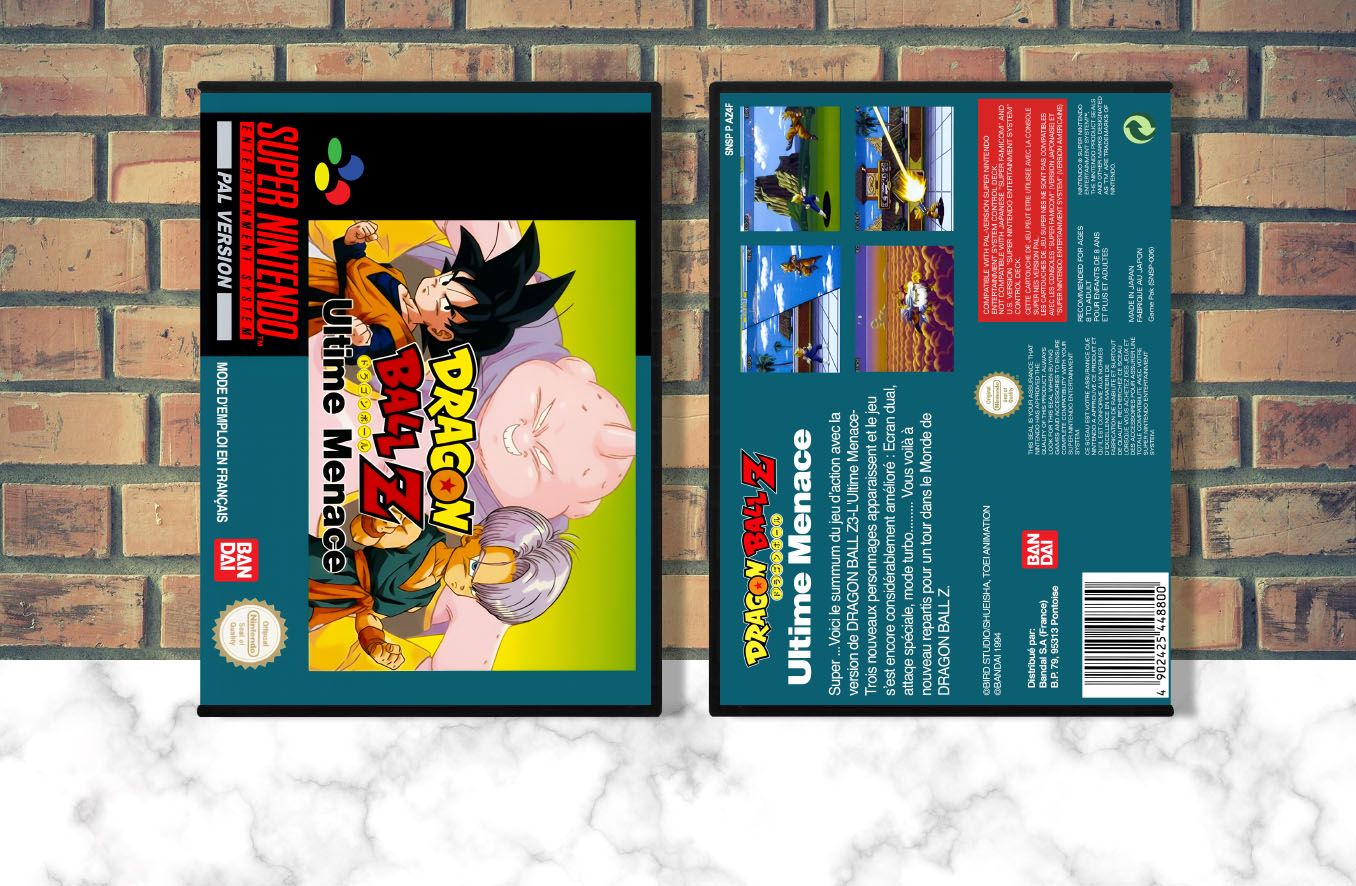 Dragon Ball Z: Ultimate Menace (PAL), Case Color: DARK GREY (OEM DS CASE COLOR)