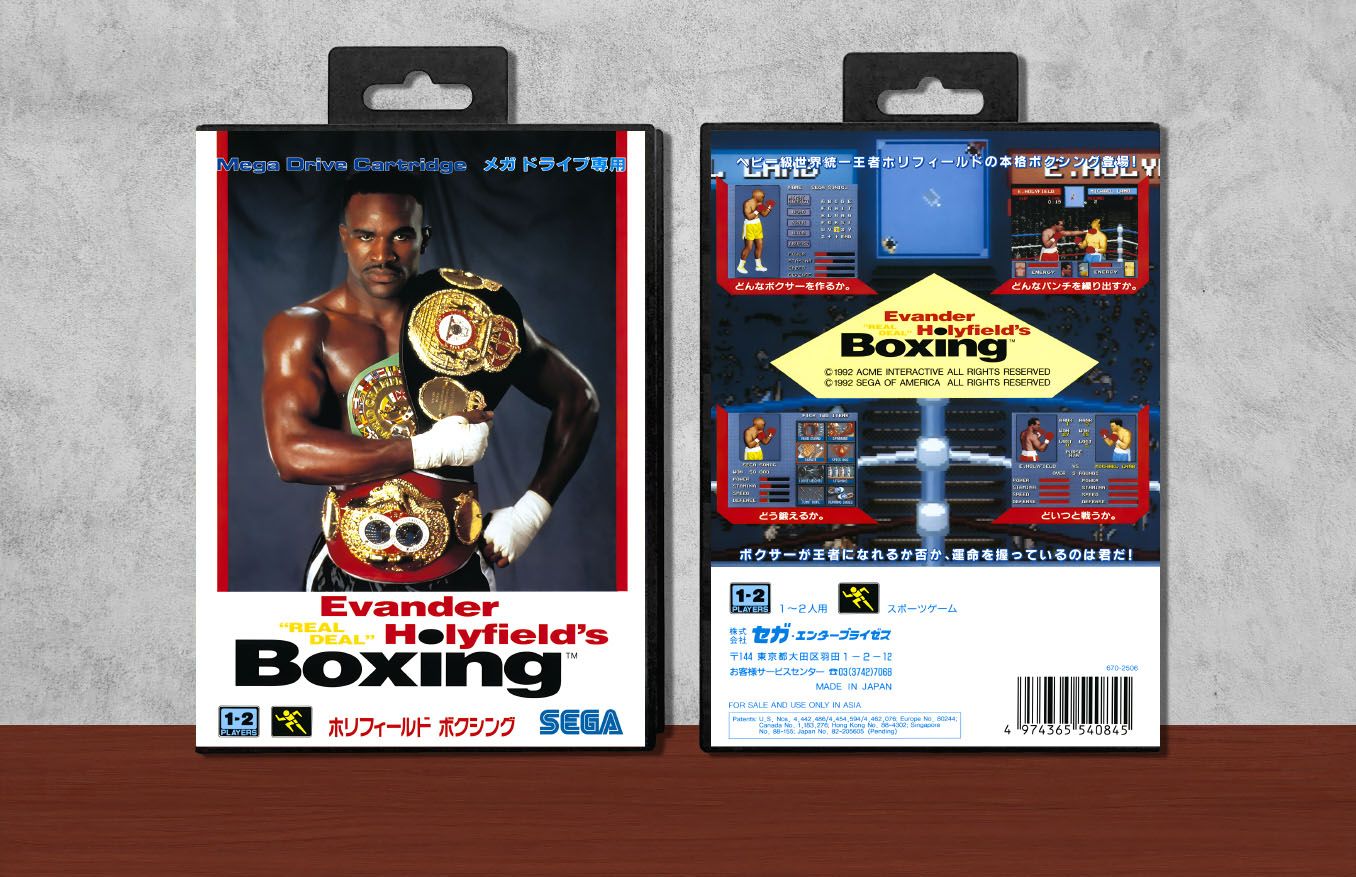 Evander Holyfield&#39;s &quot;Real Deal&quot; Boxing, Case Color: Black