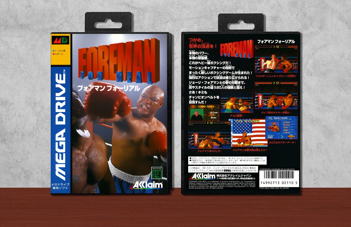 Foreman For Real, Case Color: Black