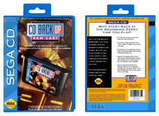 Sega CD Back up Ram Cart [Genesis Case - Blue]