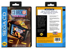 Sega CD Back up Ram Cart [Genesis Case - Black]
