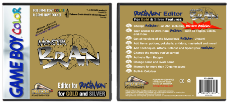 Monster Brain Editor for Pokemon Gold and Silver [Modded Case]