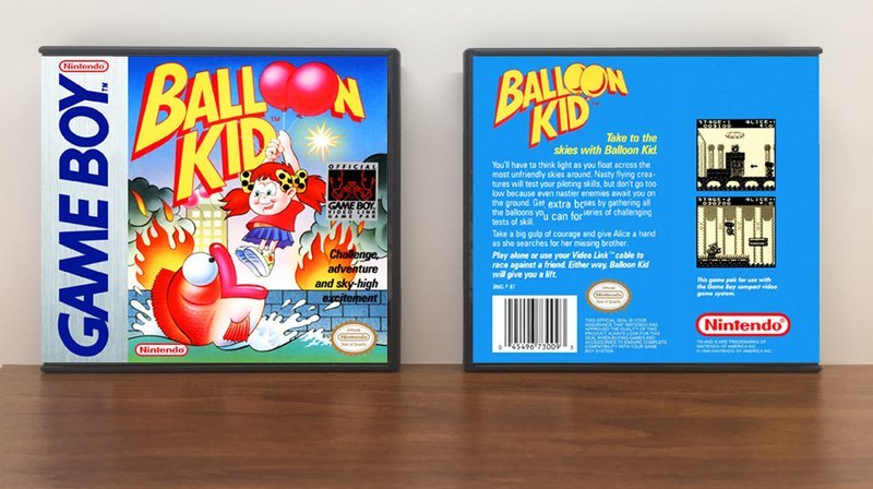 Balloon Kid, Artwork Spine Color: Chrome