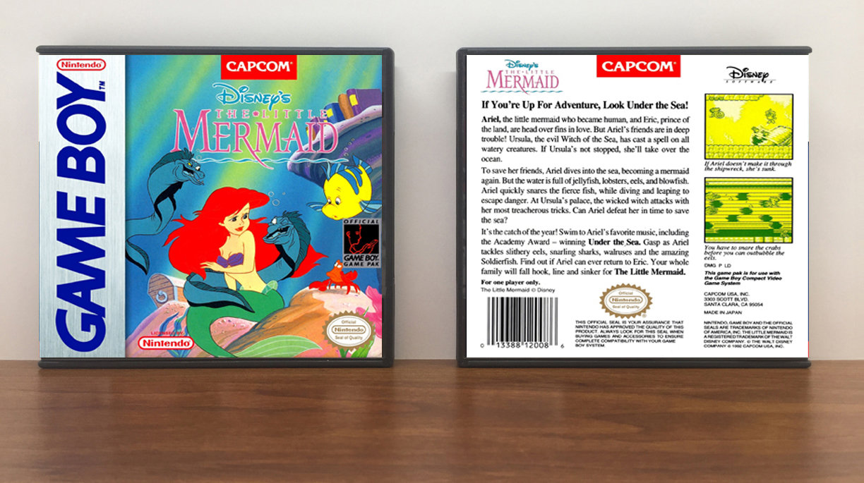 Disney&#39;s The Little Mermaid, Artwork Spine Color: Chrome