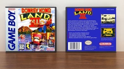 Donkey Kong Land III, Artwork Spine Color: Chrome