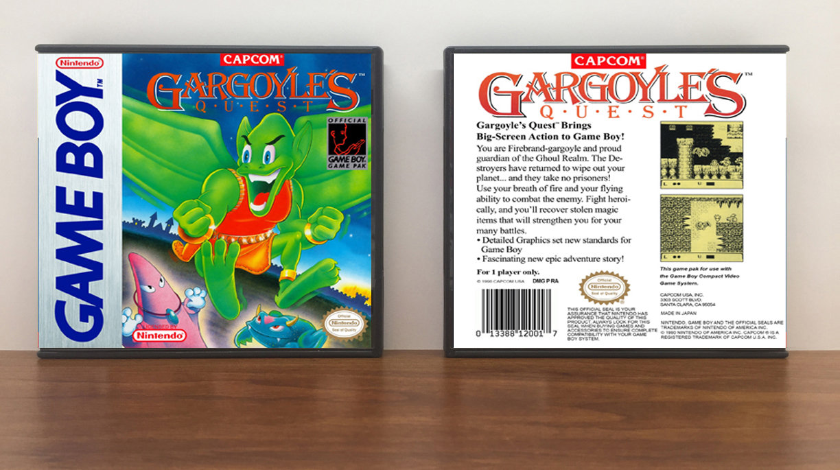 Gargoyle&#39;s Quest, Artwork Spine Color: Chrome