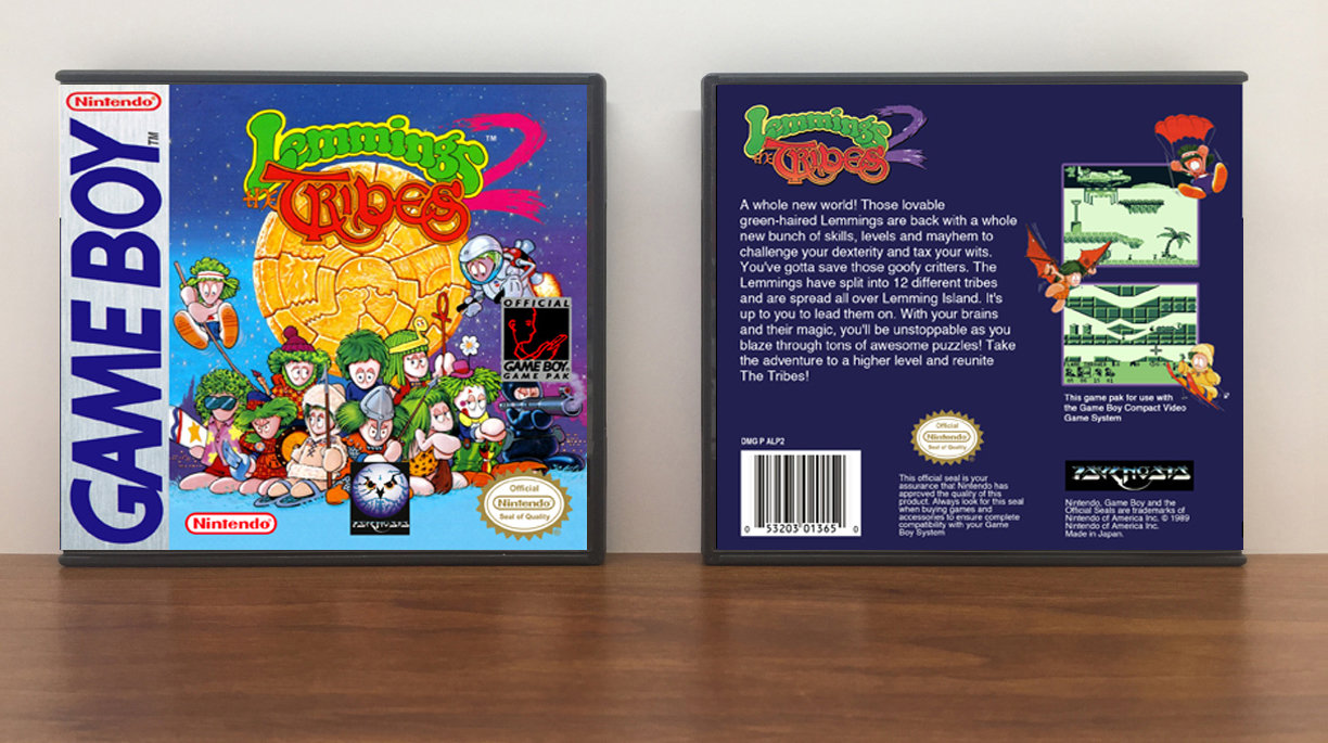 Lemmings 2: The Tribes - Retro Game Cases 🕹️