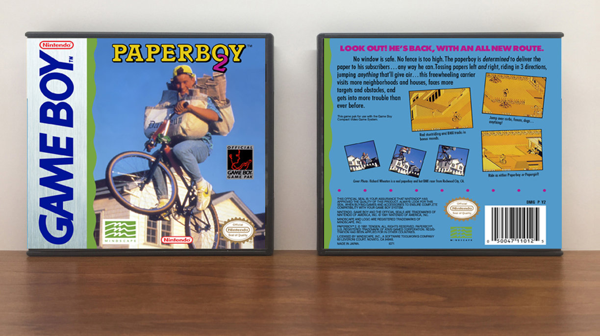 Paperboy 2, Artwork Spine Color: Chrome