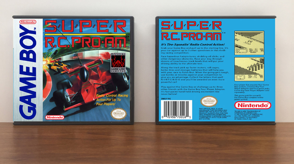 Super R.C. Pro-Am, Artwork Spine Color: Chrome