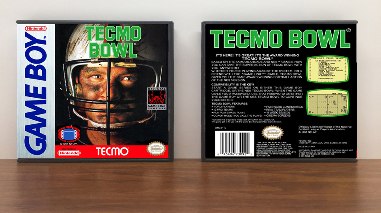 Tecmo Bowl, Artwork Spine Color: Chrome