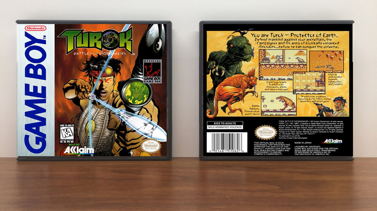 Turok: Battle of the Bionosaurs, Artwork Spine Color: Chrome