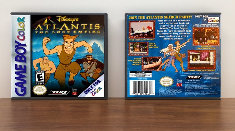 Disney&#39;s Atlantis: The Lost Empire, Artwork Spine Color: Chrome