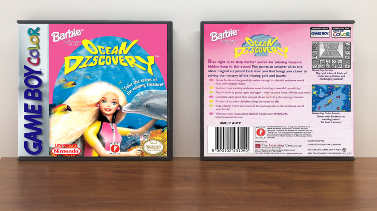Barbie Ocean Discovery, Artwork Spine Color: Chrome