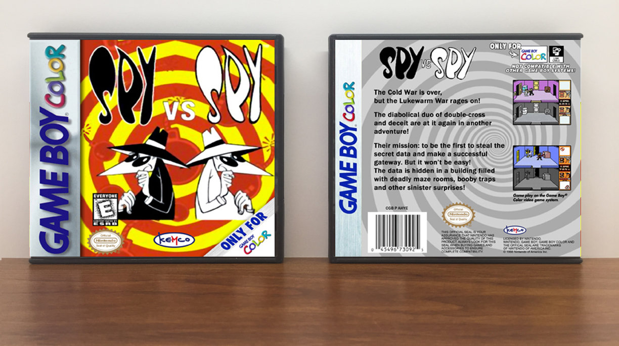 Spy vs. Spy, Artwork Spine Color: Chrome