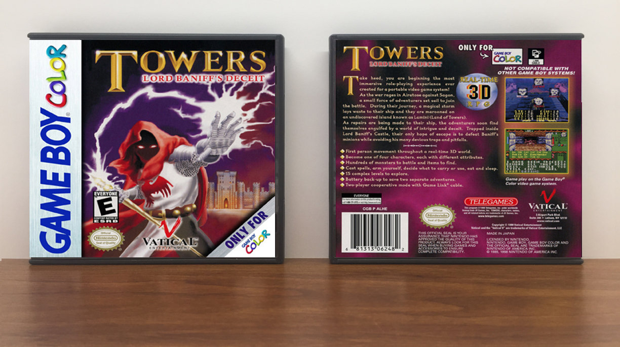 Towers: Lord Baniff&#39;s Deceit, Artwork Spine Color: Chrome