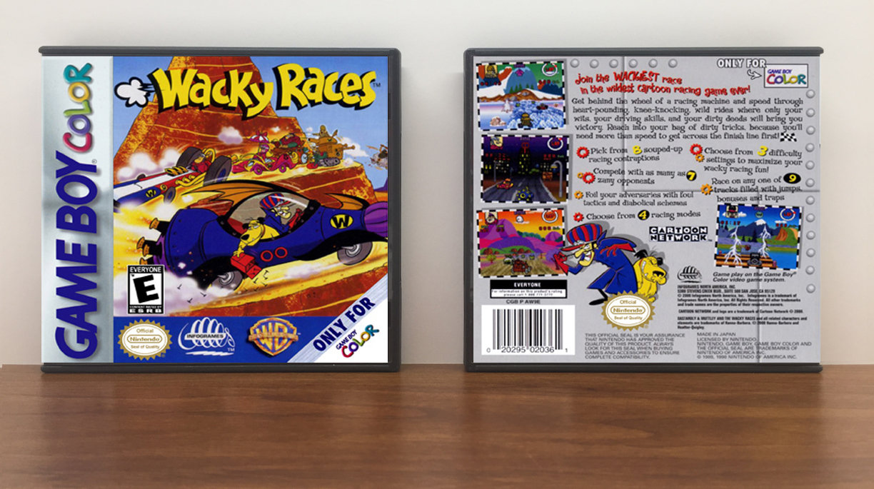Wacky Races, Artwork Spine Color: Chrome