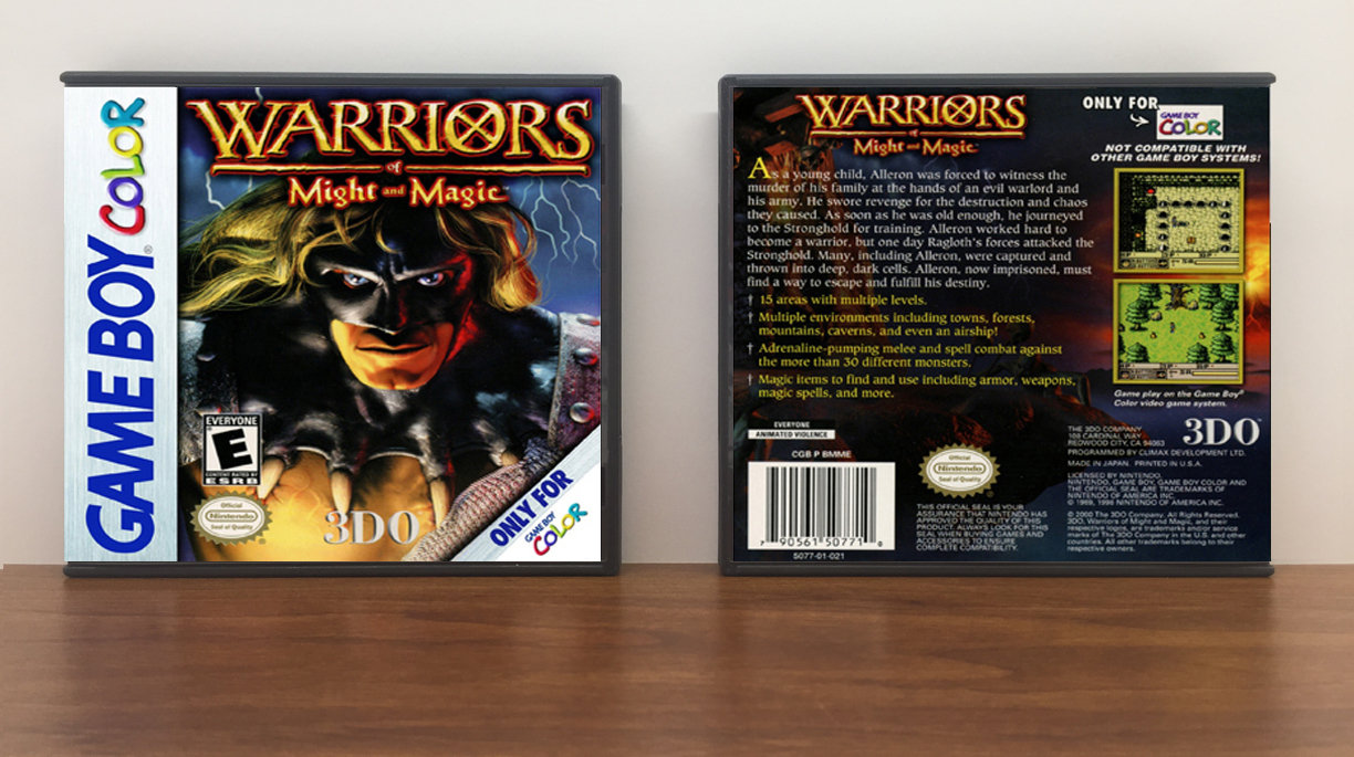 Warriors of Might and Magic, Artwork Spine Color: Chrome