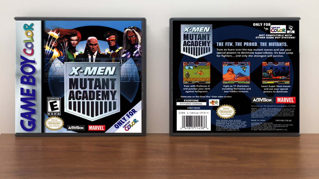 X-Men: Mutant Academy, Artwork Spine Color: Chrome