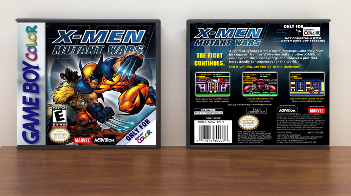 X-Men: Mutant Wars, Artwork Spine Color: Chrome