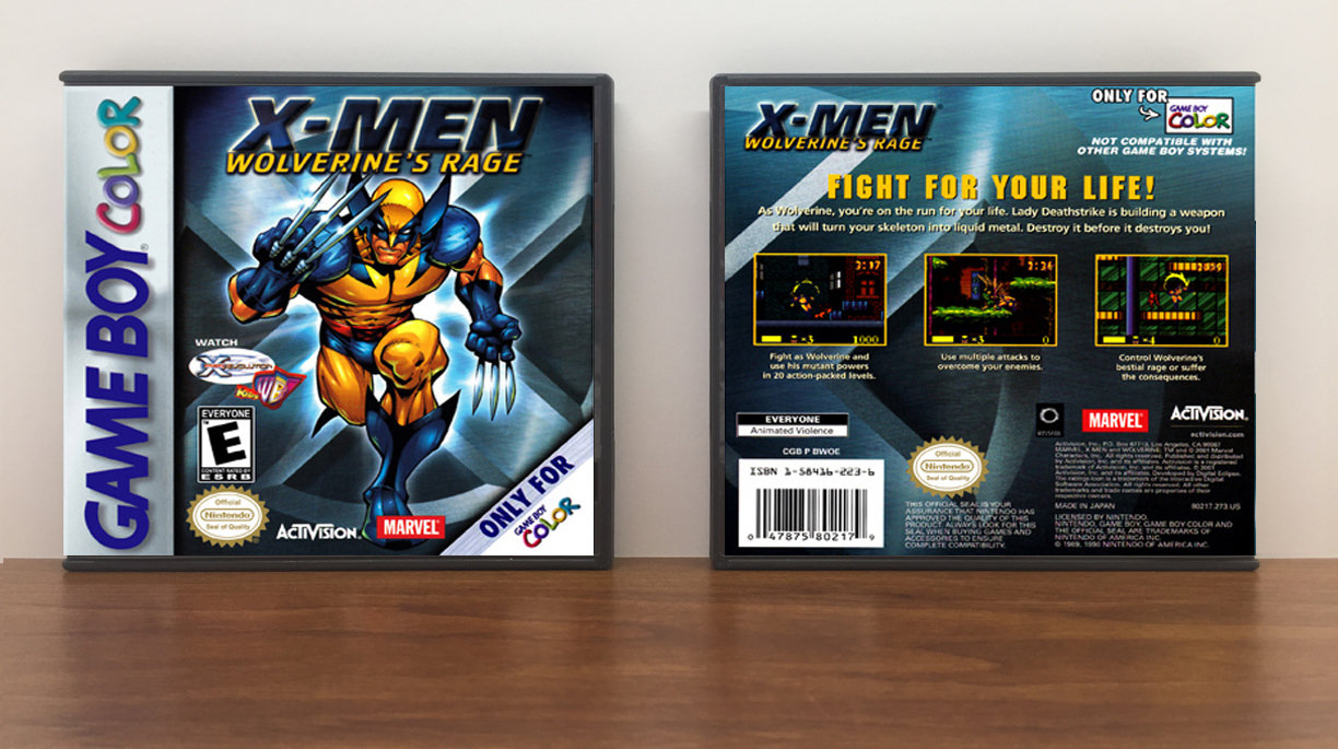 X-Men: Wolverine&#39;s Rage, Artwork Spine Color: Chrome