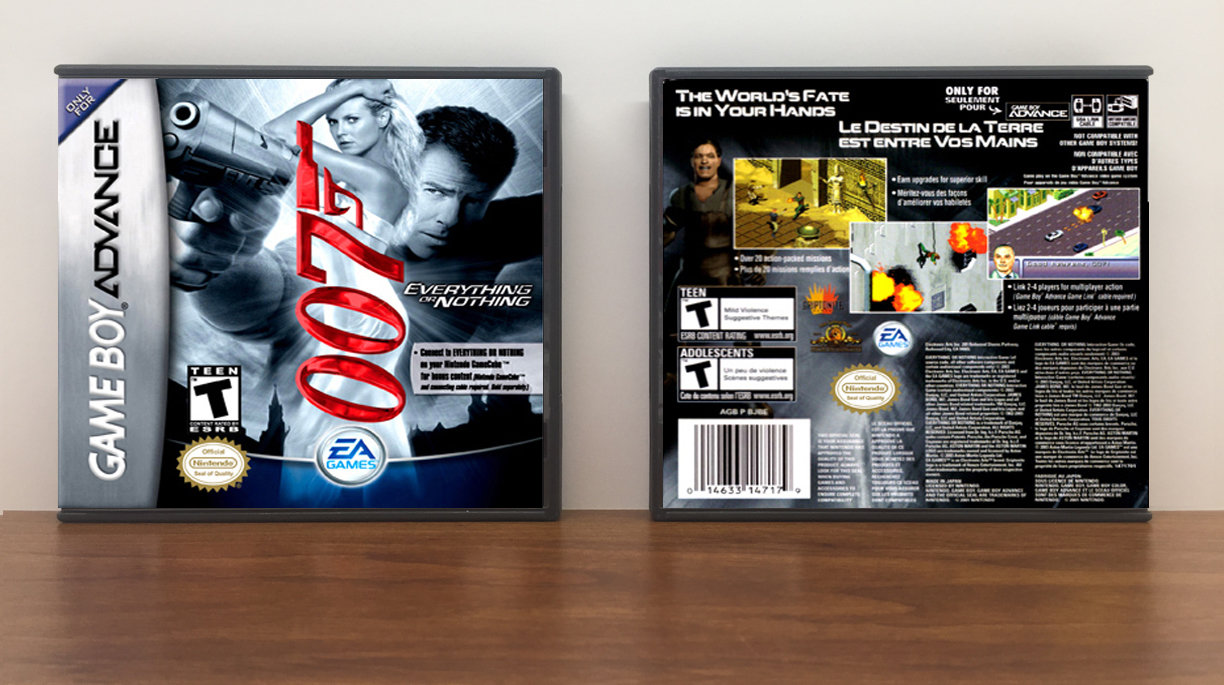 007: Everything or Nothing, Artwork Spine Color: Chrome