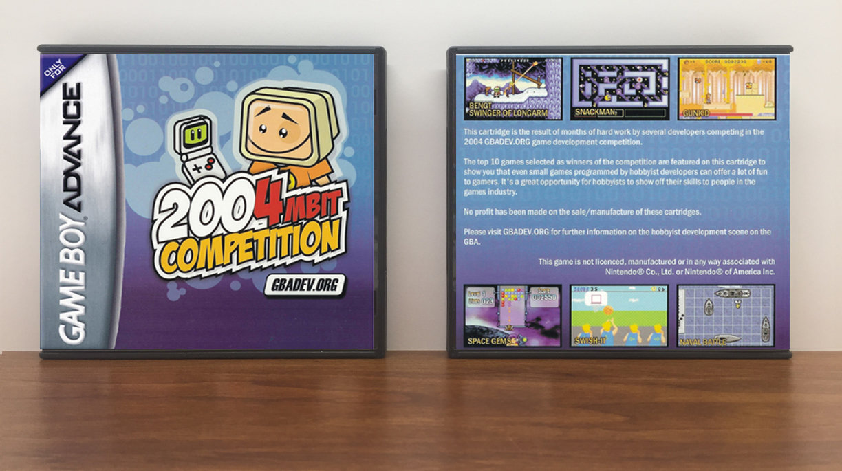 2004 MBIT Competition - GBADEV.org, Artwork Spine Color: Chrome