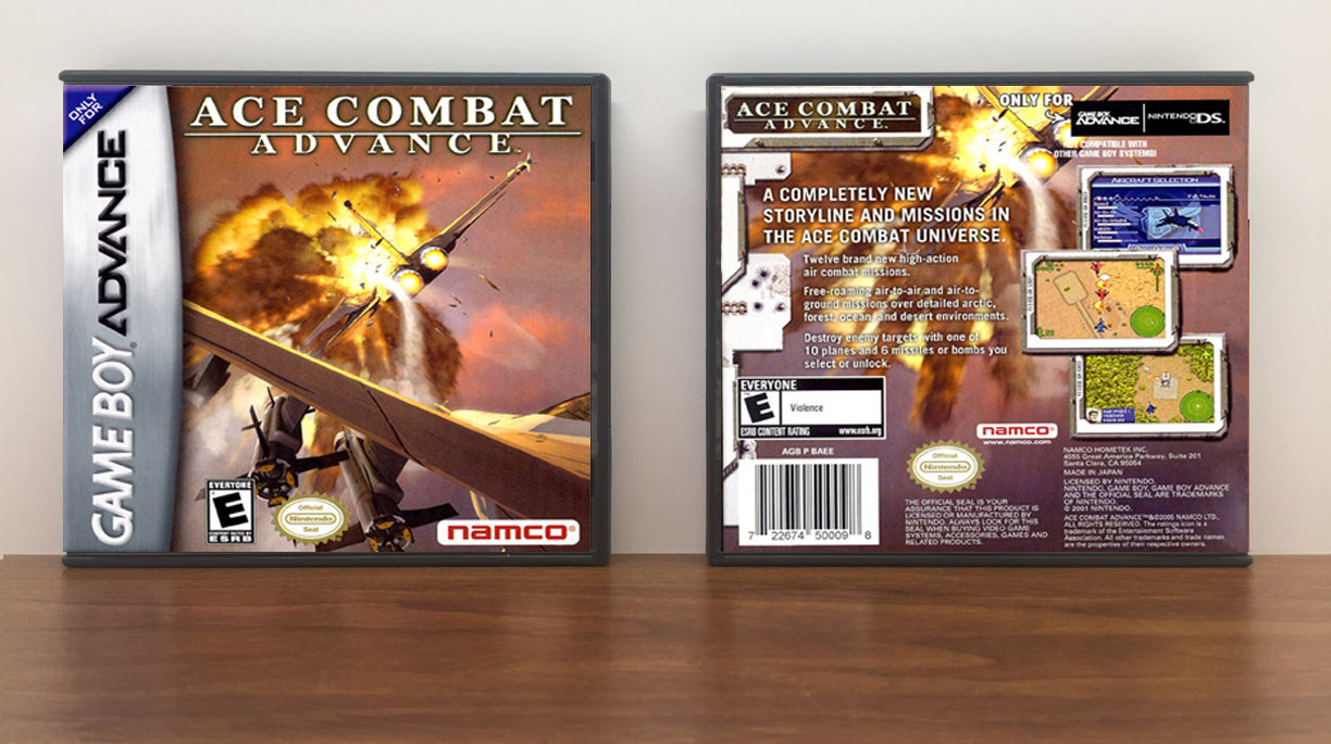 Ace Combat Advance, Artwork Spine Color: Chrome