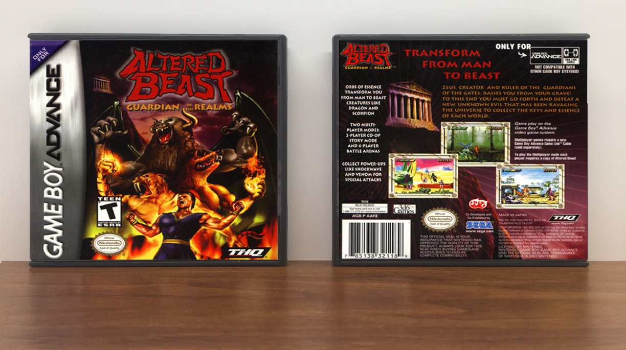 Altered Beast: Guardian of the Realms, Artwork Spine Color: Chrome