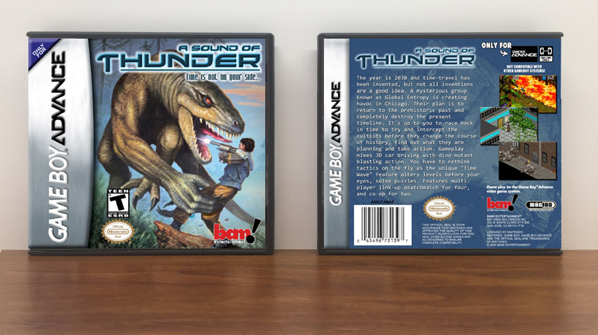 A Sound of Thunder, Artwork Spine Color: Chrome