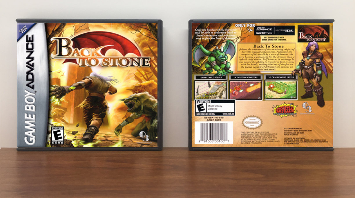 Back to Stone, Artwork Spine Color: Chrome