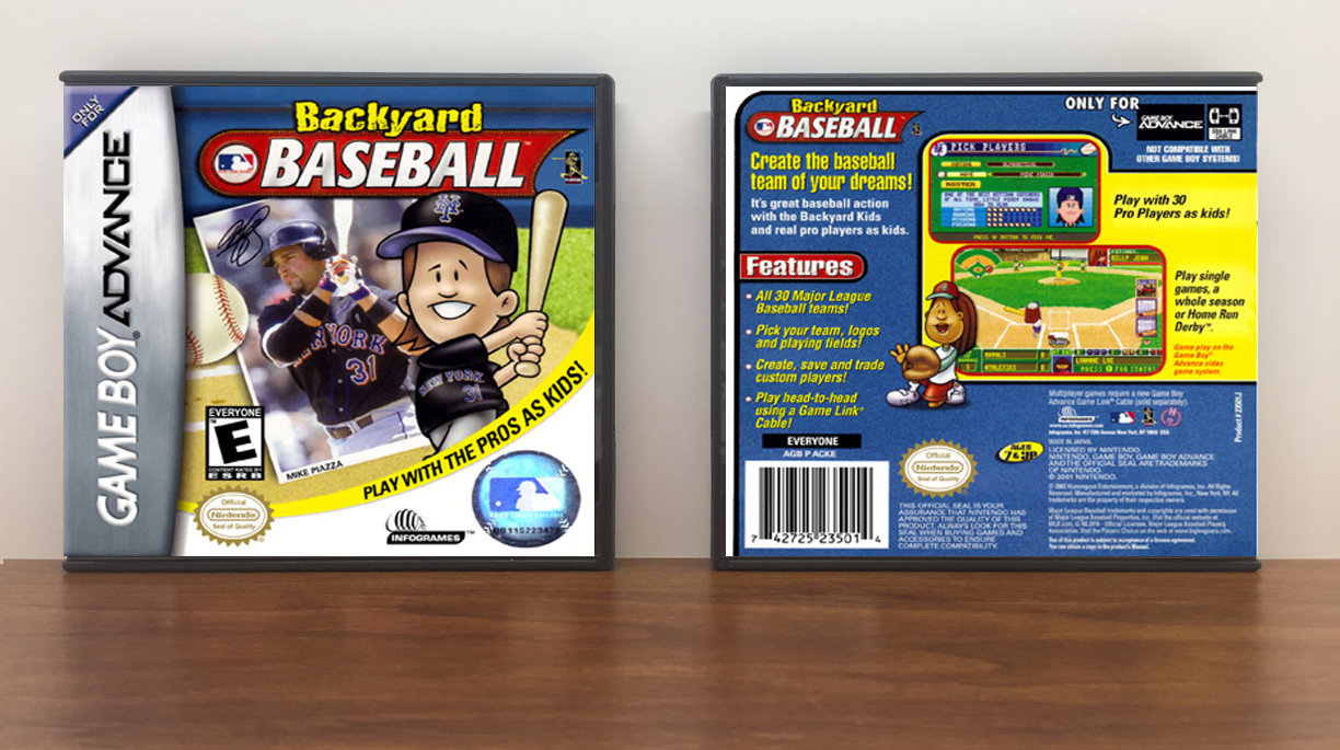 Backyard Baseball, Artwork Spine Color: Chrome