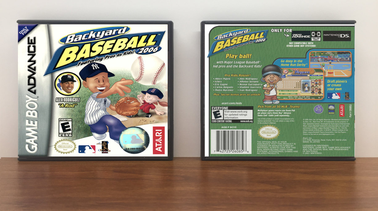Backyard Baseball 2006, Artwork Spine Color: Chrome