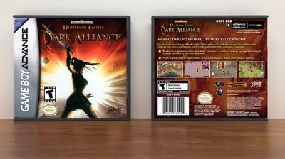 Baldur&#39;s Gate: Dark Alliance, Artwork Spine Color: Chrome