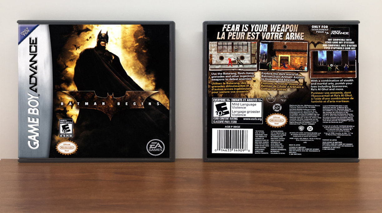 Batman Begins, Artwork Spine Color: Chrome