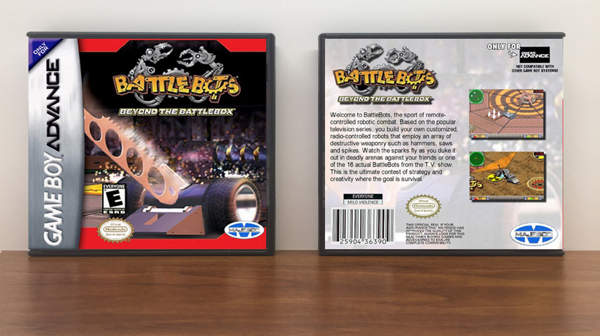 BattleBots: Beyond the BattleBox, Artwork Spine Color: Chrome